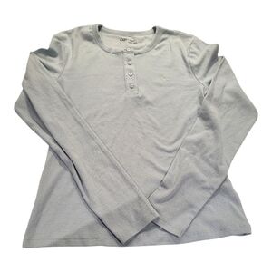 Calvin Klein Light Green Long Sleeve Tee XS